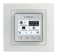 Фото Терморегулятор Terneo PRO Unic, программируемый для теплого пола, датчик пола, датчик воздуха, в одну рамку с выключателем