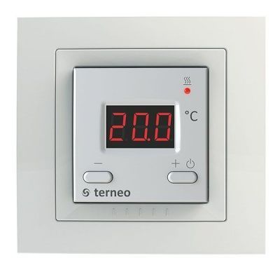 Фото Терморегулятор Terneo ST Unic, цифровой для теплого пола, датчик пола, в одну рамку с выключателем