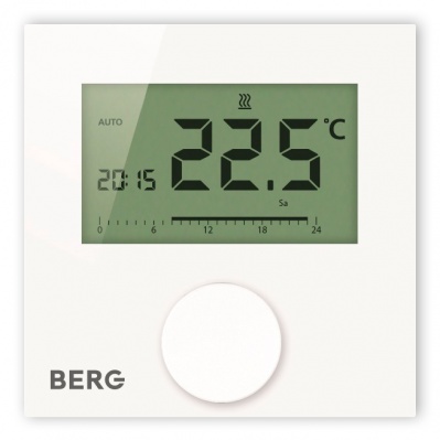 Фото Терморегулятор BERG BT50L-FS-230 программируемый для теплого пола, датчик пола