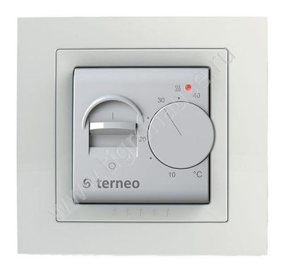 Фото Терморегулятор Terneo MEX Unic, для теплого пола, датчик пола, в одну рамку с выключателем