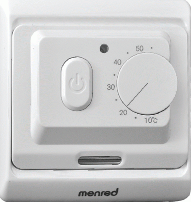 Фото Терморегулятор Menred E 71.36 для теплого пола, датчик пола и воздуха